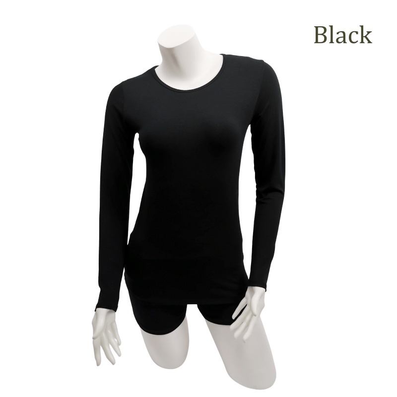 Stella Fashion  Long Sleeve Shirt Thin Muslimah Inner Wear round neck bottoming shirt long sleeved t-shirt