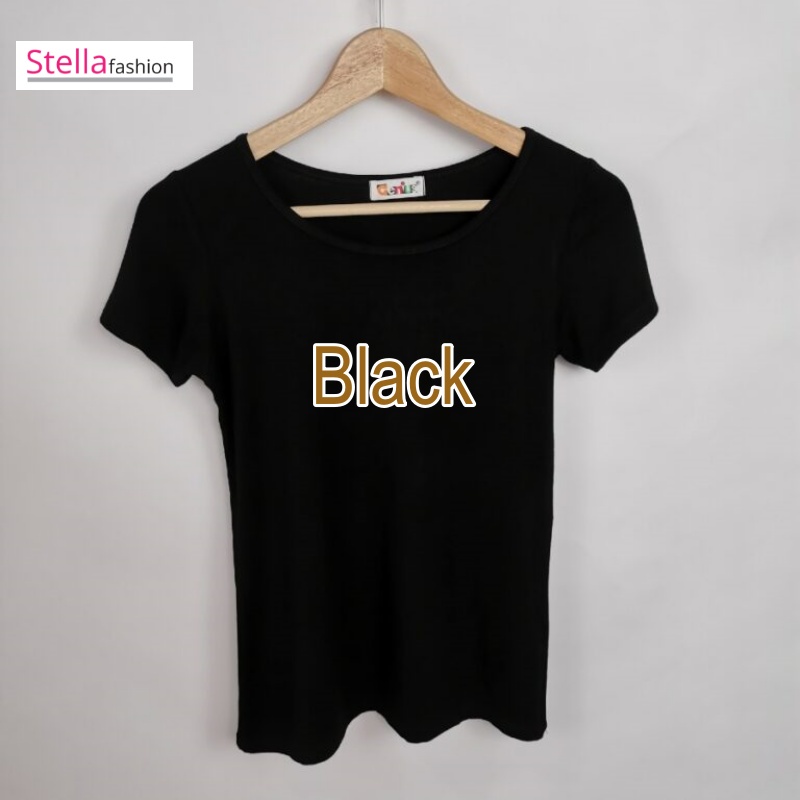 Stella Fashion Women Plus Size Short Sleeved Modal Bamboo fiber T-Shir