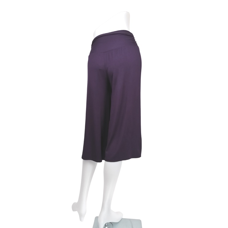 [Stella Fashion] Lady Pant Skirt Palazzo Cooling Soft and Comfortable Elastic, Bamboo Fibre Muslimah Pants Plus size-Stella's Fashion