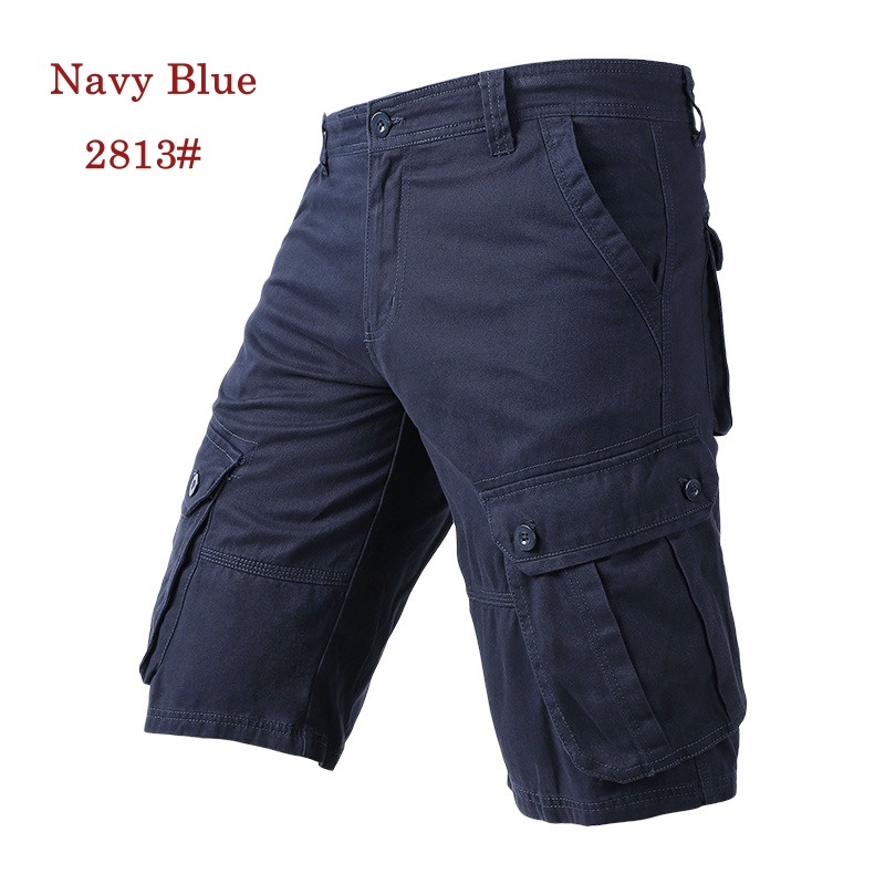 [Stella Fashion] New Men's Casual Short Bermuda 100% Cotton Casual Beach Cargo Pants Straight Short Pants-Stella's Fashion