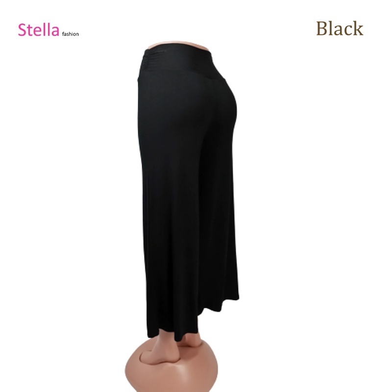 Stella Fashion Ready Stock  Long Pants Muslimah Wear Ladies Long Pant Skirt  Palazzo Pants Plus Size