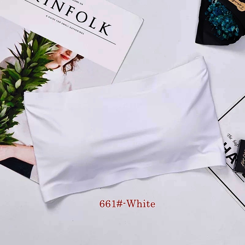 Stella Fashion Sexy Women Breathable Back Mesh Bandeau Summer Strapless Chest Wraps  Tube Top STRETCHABLE