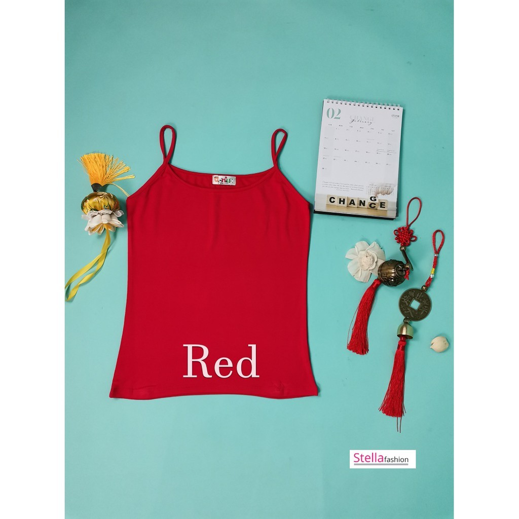 [STELLA FASHION]  U-Back Spaghetti Strape Tank Tops  Korea  MODAL + Spandex  Women Plus size Camisoles  M -XL Tanks Tops