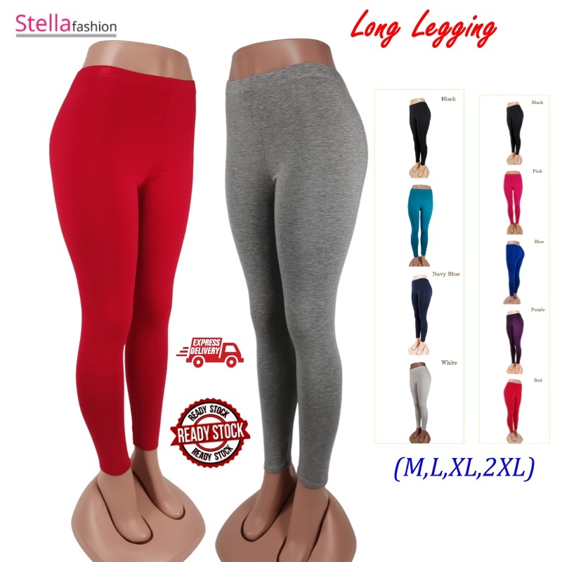Stella Fashion Ready Stock MODAL LEGGINGS Yoga Sport Wear Legging Stretchable Tights Singapore Seller