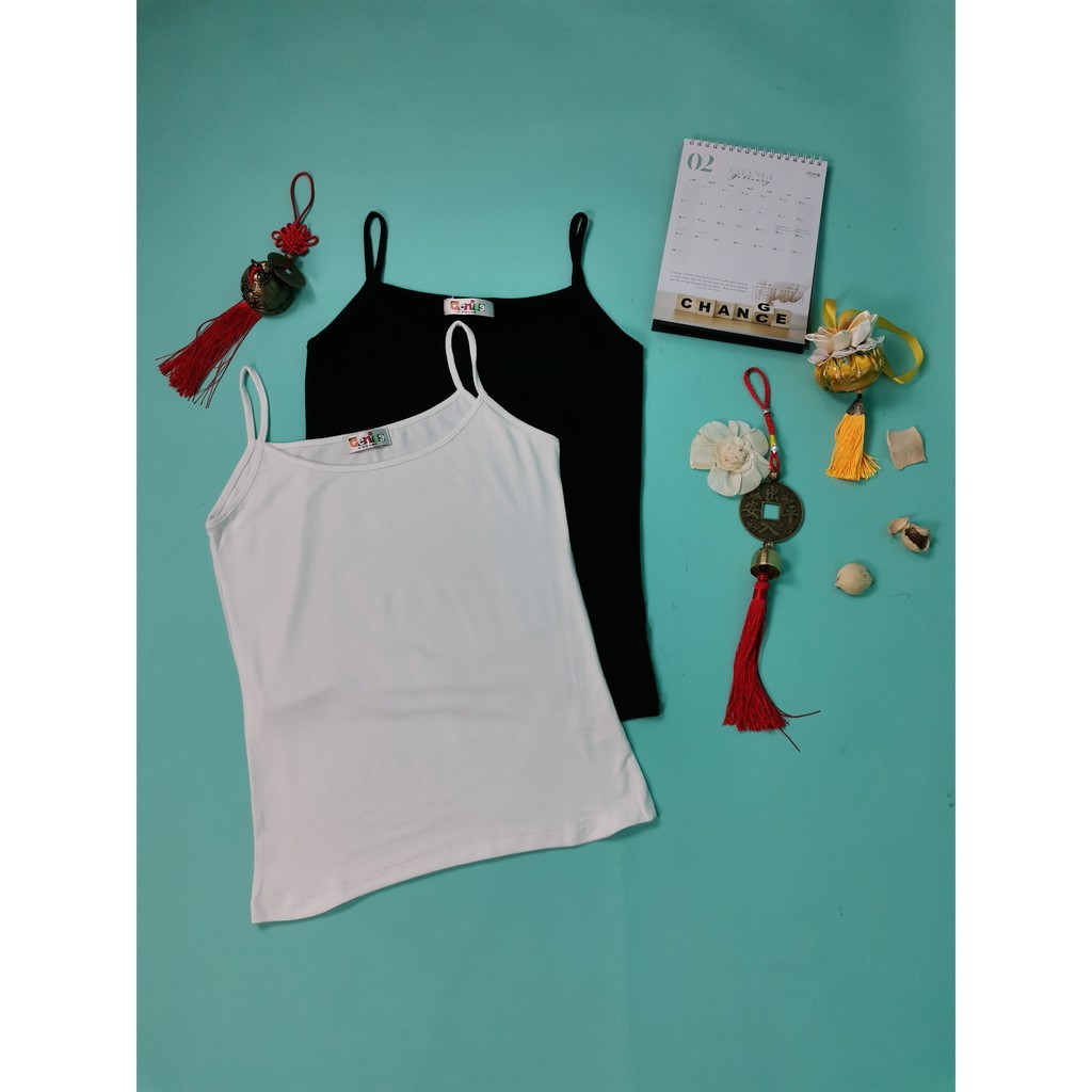 [STELLA FASHION]  U-Back Spaghetti Strape Tank Tops  Korea  MODAL + Spandex  Women Plus size Camisoles  M -XL Tanks Tops