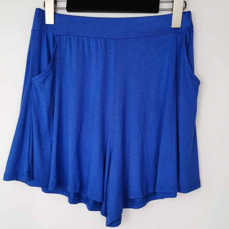 Stella Fashion Summer Shorts Large Size Wide Leg Pants New Casual Hot Pants Loose Thin Beach Short Pants 2 Side Pocket-Stella's Fashion