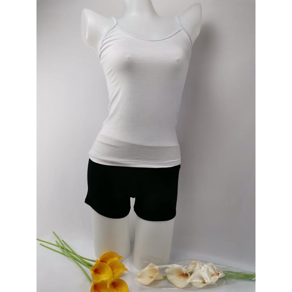 Stella Fashion Women's Tank Tops Camisole MODAL Stretchable Round Neck Singlet 女式背心吊带背心 kamisol rompi wanita-Stella's Fashion