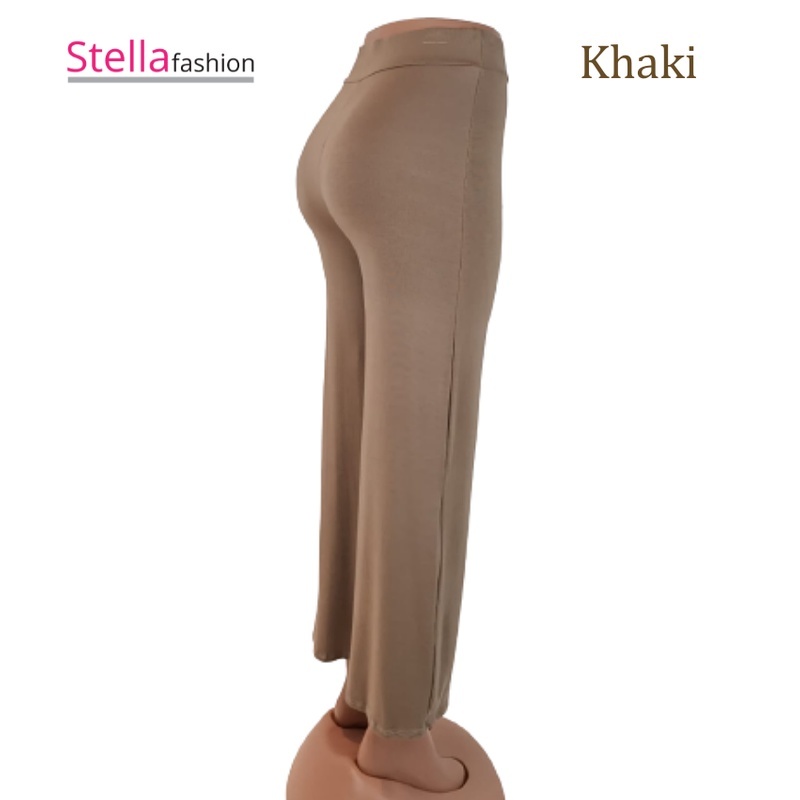 Stella Fashion Women's Elastic Straight Long Pants Seluar panjang perempuan-Stella's Fashion