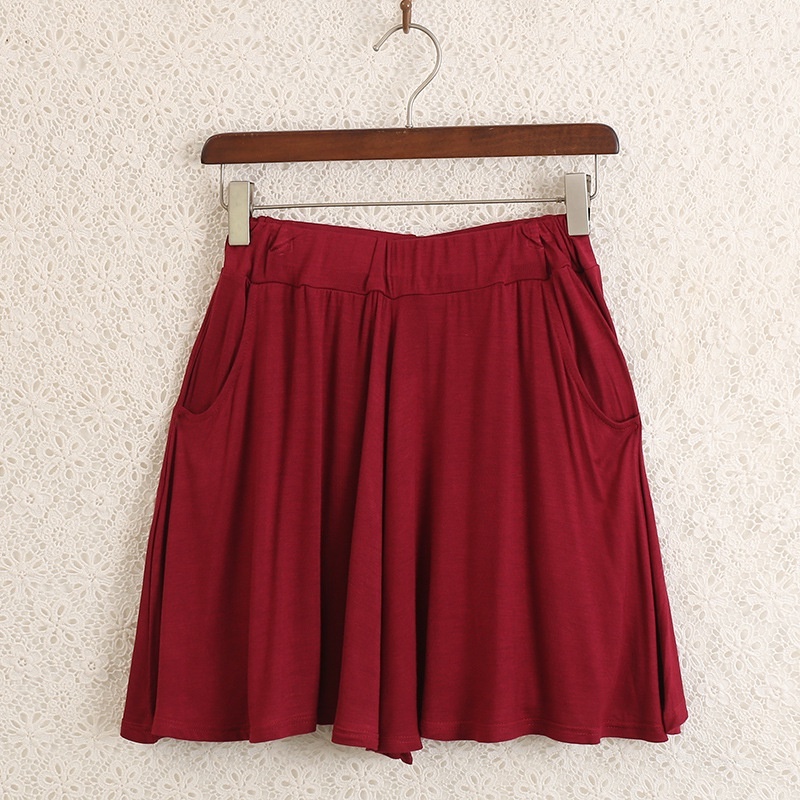 Stella Fashion Summer Shorts Large Size Wide Leg Pants New Casual Hot Pants Loose Thin Beach Short Pants 2 Side Pocket-Stella's Fashion