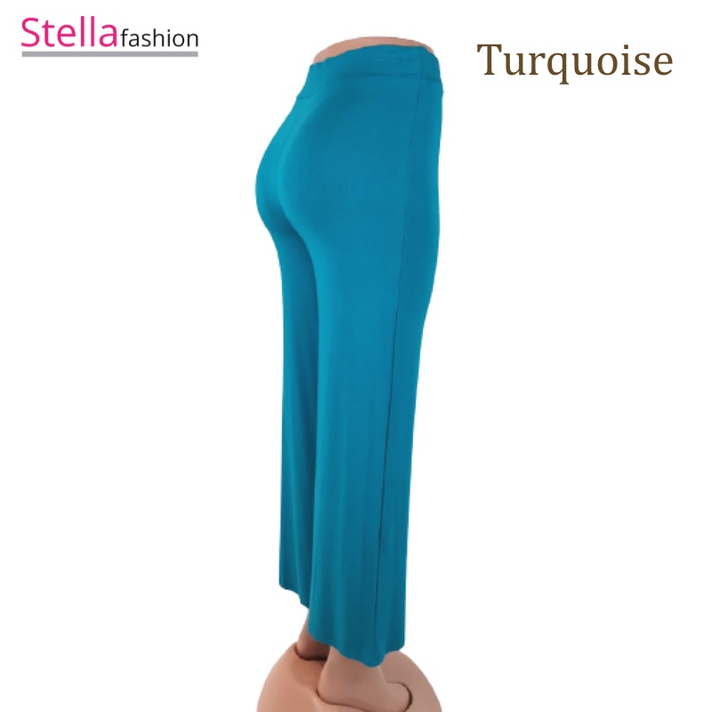 Stella Fashion Women's Elastic Straight Long Pants Seluar panjang perempuan-Stella's Fashion