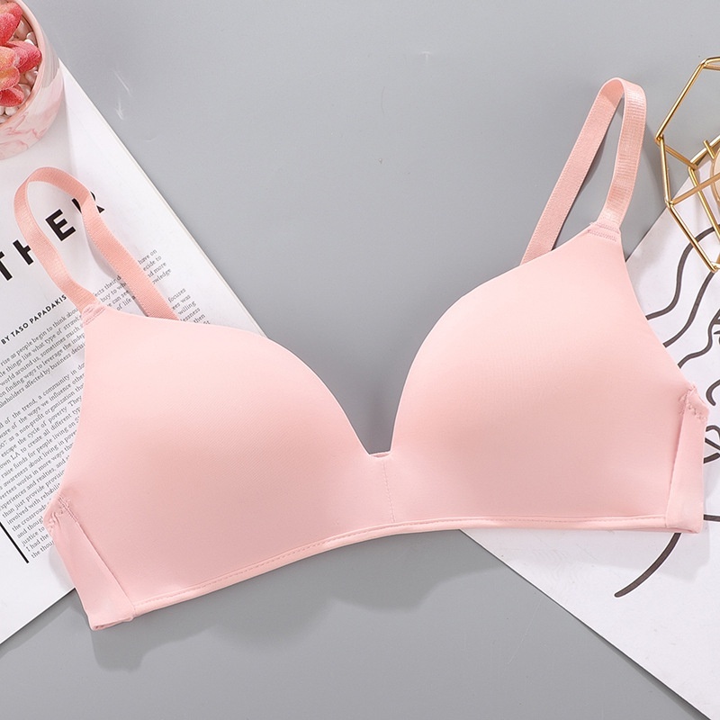 [Stella fashion]Japanese Sexy bra Thin Mould Cup up bra breathable comfortable Women Bra Student Plus size Nylon-Stella's Fashion