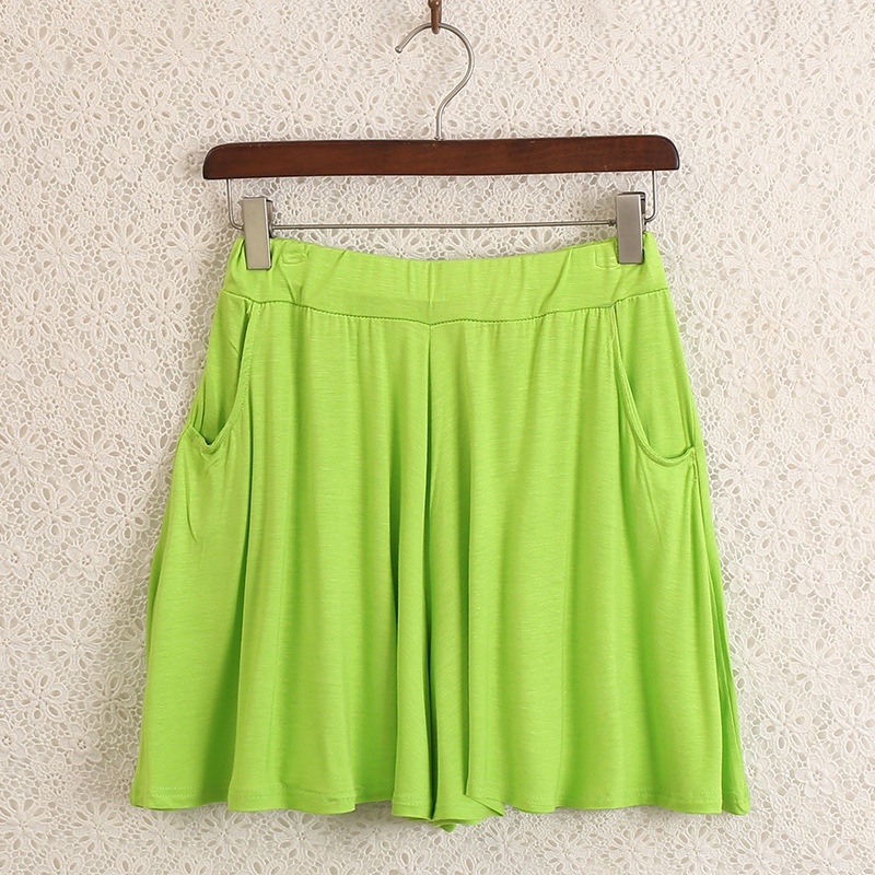 Stella Fashion Summer Shorts Large Size Wide Leg Pants New Casual Hot Pants Loose Thin Beach Short Pants 2 Side Pocket-Stella's Fashion