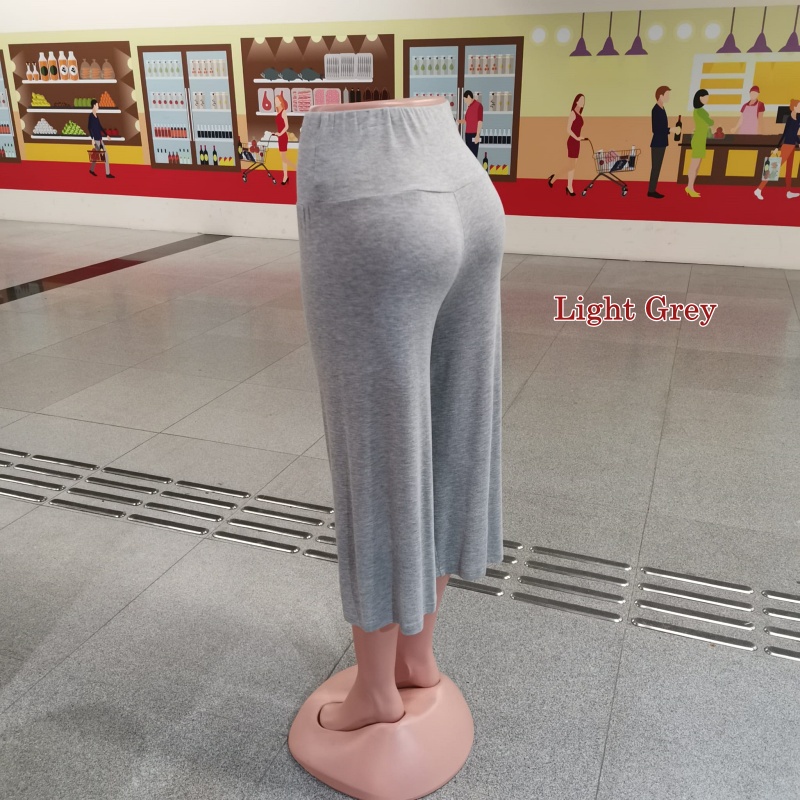 Stella Fashion women High Waist Wide-leg Straight Pants Summer Casual Loose yoga Stretch Trouser Modal cotton loose pant