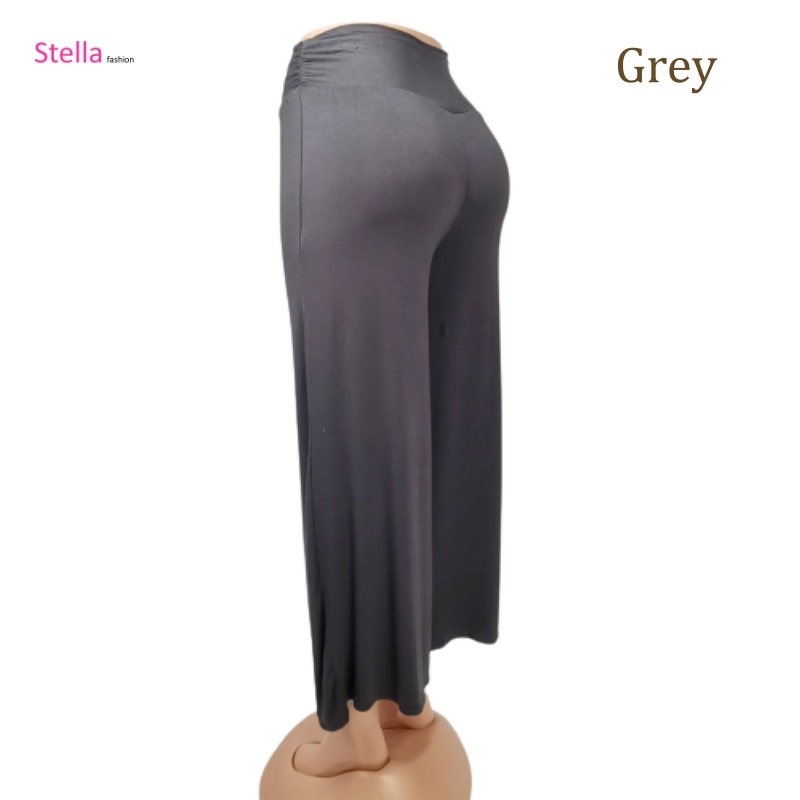 Stella Fashion Ready Stock  Long Pants Muslimah Wear Ladies Long Pant Skirt  Palazzo Pants Plus Size