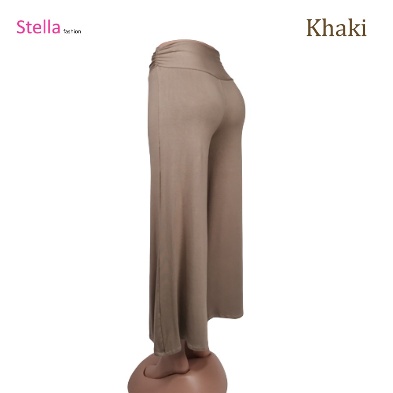 Stella Fashion Ready Stock  Long Pants Muslimah Wear Ladies Long Pant Skirt  Palazzo Pants Plus Size