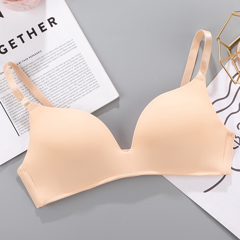 [Stella fashion]Japanese Sexy bra Thin Mould Cup up bra breathable comfortable Women Bra Student Plus size Nylon-Stella's Fashion