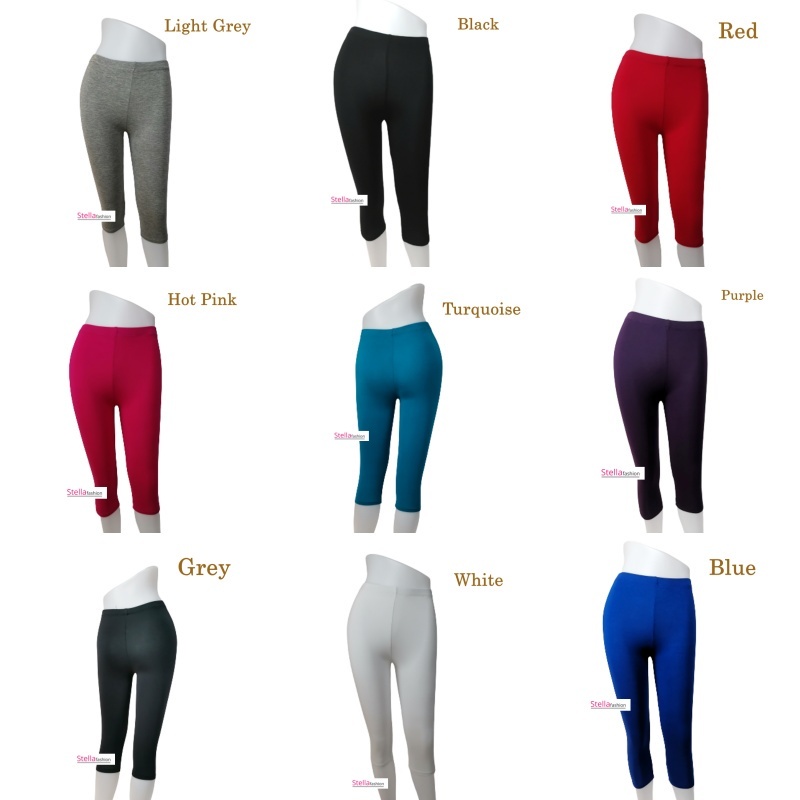 Stella Fashion Ready Stock MODAL LEGGINGS Yoga Sport Wear Legging Stretchable Tights Singapore Seller-Stella's Fashion