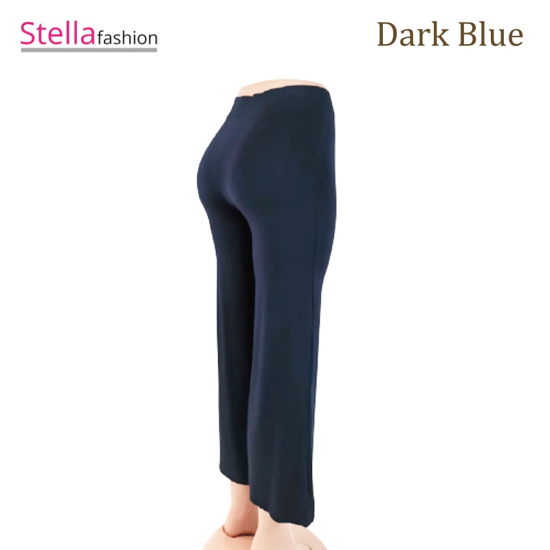 Stella Fashion Women's Elastic Straight Long Pants Seluar panjang perempuan-Stella's Fashion