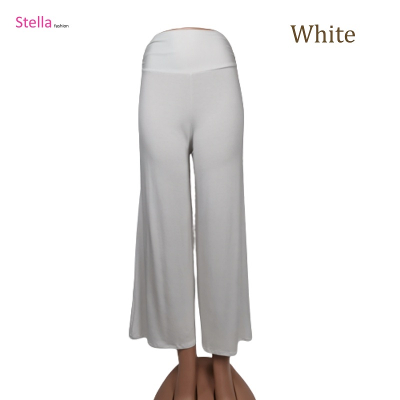 Stella Fashion Ready Stock  Long Pants Muslimah Wear Ladies Long Pant Skirt  Palazzo Pants Plus Size