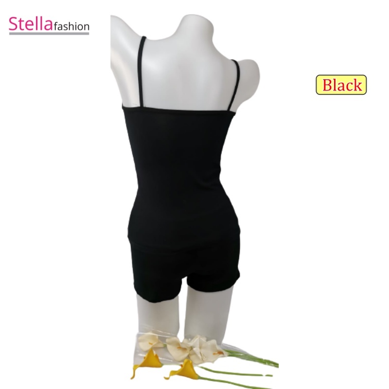Stella Fashion Women's Tank Tops Camisole MODAL Stretchable Round Neck Singlet 女式背心吊带背心 kamisol rompi wanita