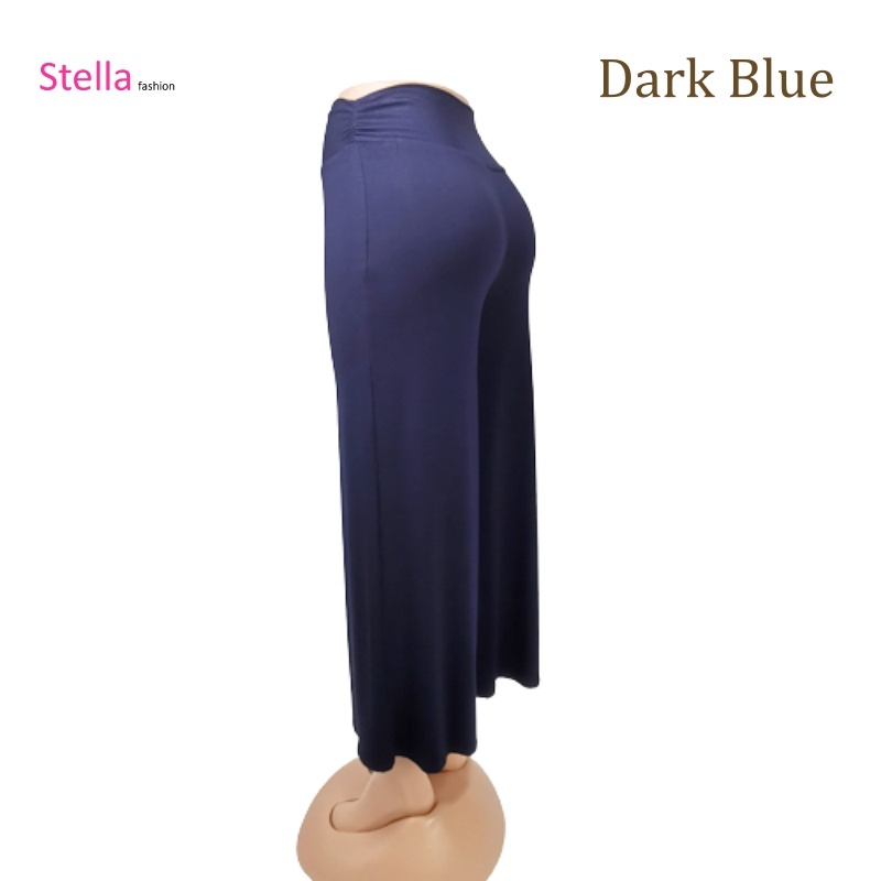 Stella Fashion Ready Stock  Long Pants Muslimah Wear Ladies Long Pant Skirt  Palazzo Pants Plus Size