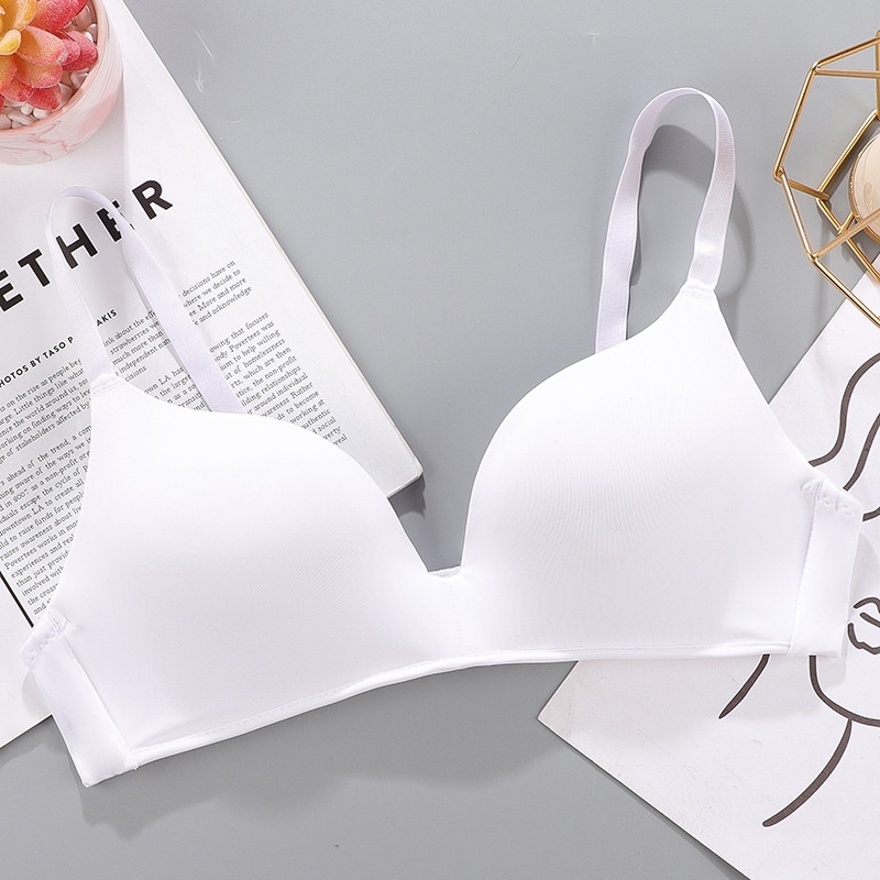 [Stella fashion]Japanese Sexy bra Thin Mould Cup up bra breathable comfortable Women Bra Student Plus size Nylon-Stella's Fashion