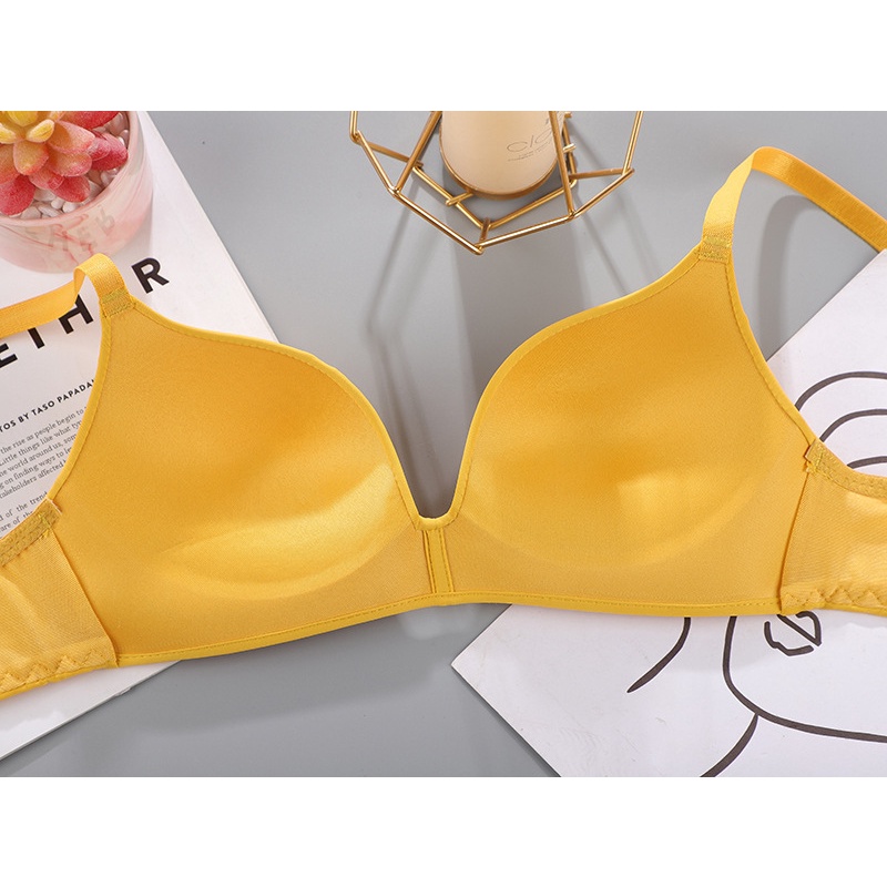 [Stella fashion]Japanese Sexy bra Thin Mould Cup up bra breathable comfortable Women Bra Student Plus size Nylon