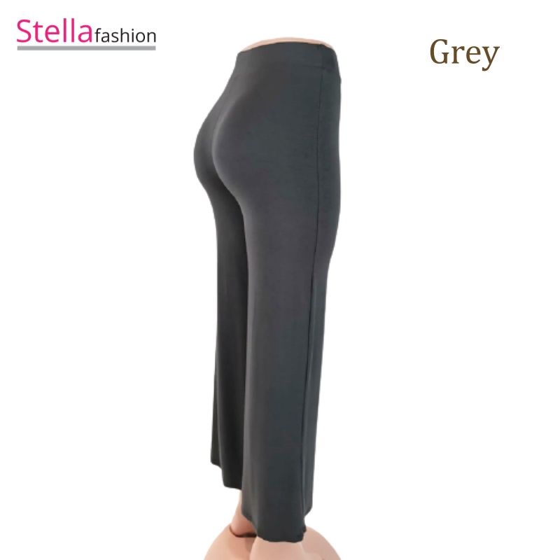 Stella Fashion Women's Elastic Straight Long Pants Seluar panjang perempuan-Stella's Fashion