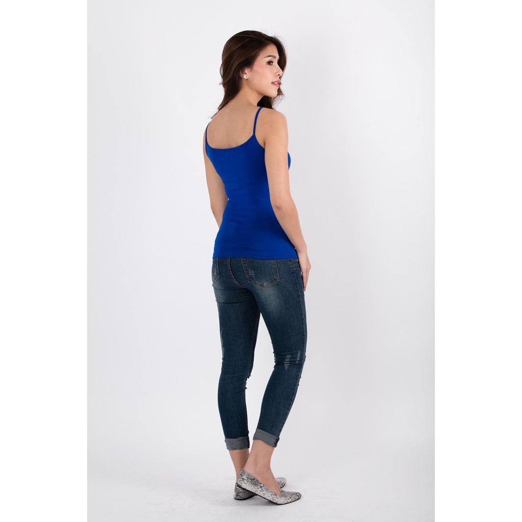 [STELLA FASHION]  U-Back Spaghetti Strape Tank Tops  Korea  MODAL + Spandex  Women Plus size Camisoles  M -XL Tanks Tops
