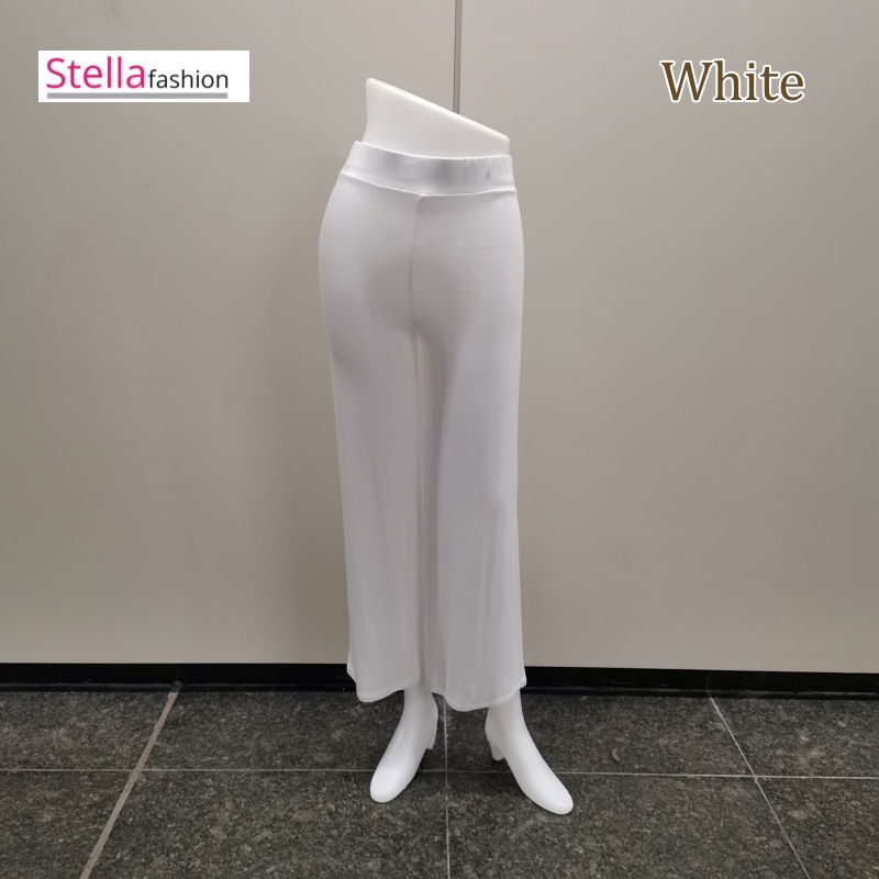 Stella Fashion Women's Elastic Straight Long Pants Seluar panjang perempuan-Stella's Fashion