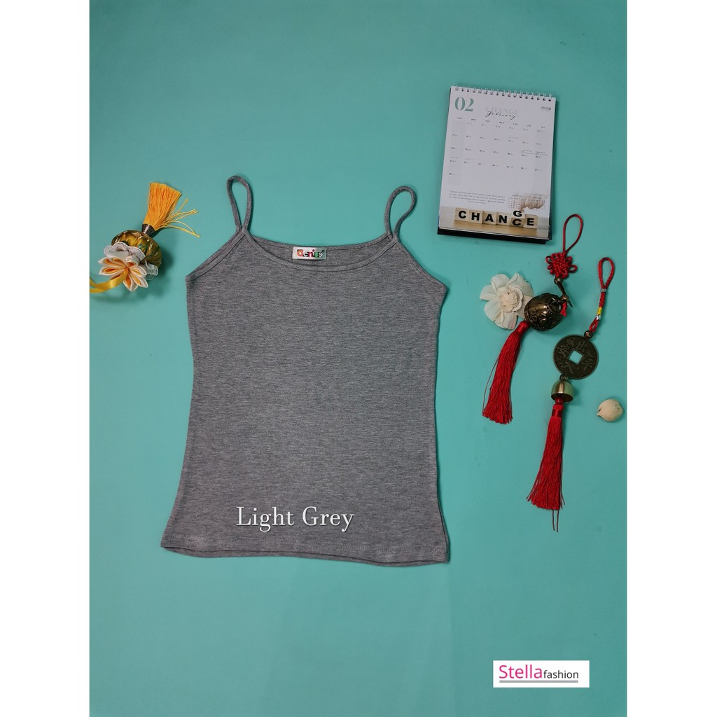 [STELLA FASHION]  U-Back Spaghetti Strape Tank Tops  Korea  MODAL + Spandex  Women Plus size Camisoles  M -XL Tanks Tops