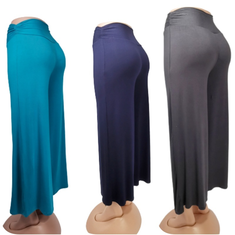 Stella Fashion Ready Stock  Long Pants Muslimah Wear Ladies Long Pant Skirt  Palazzo Pants Plus Size