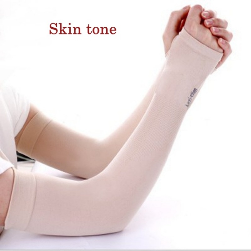 UV Protection outdoor sleeves hand covers driving sport ice silk sleeve cooling arm long sleeves sun block cover-Stella's Fashion