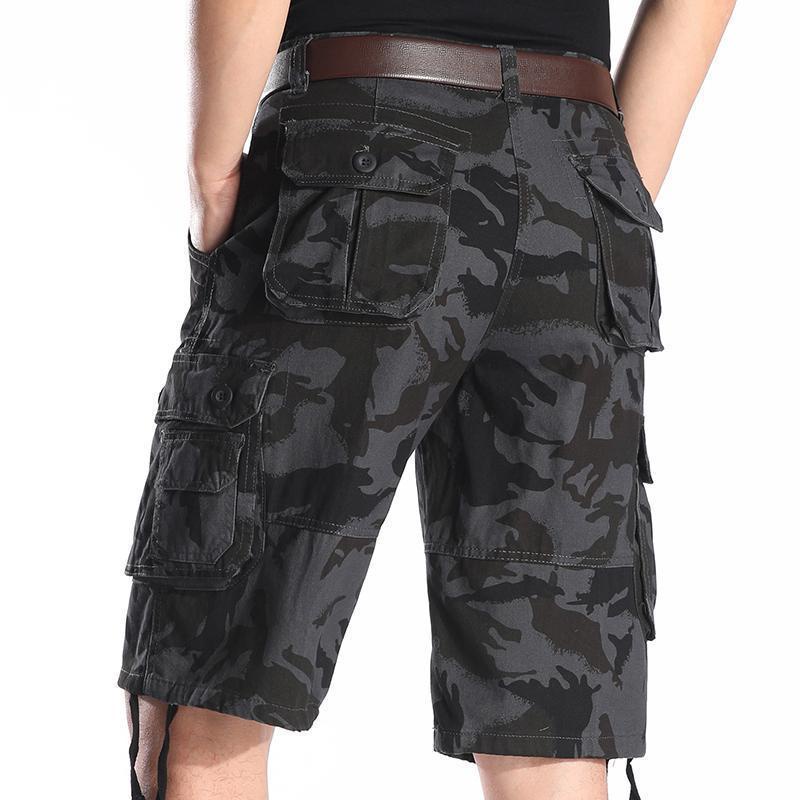 Stella Fashion  Men’s Camouflage Cargo Short Pants 100% Cotton Bermuda Summer Pants