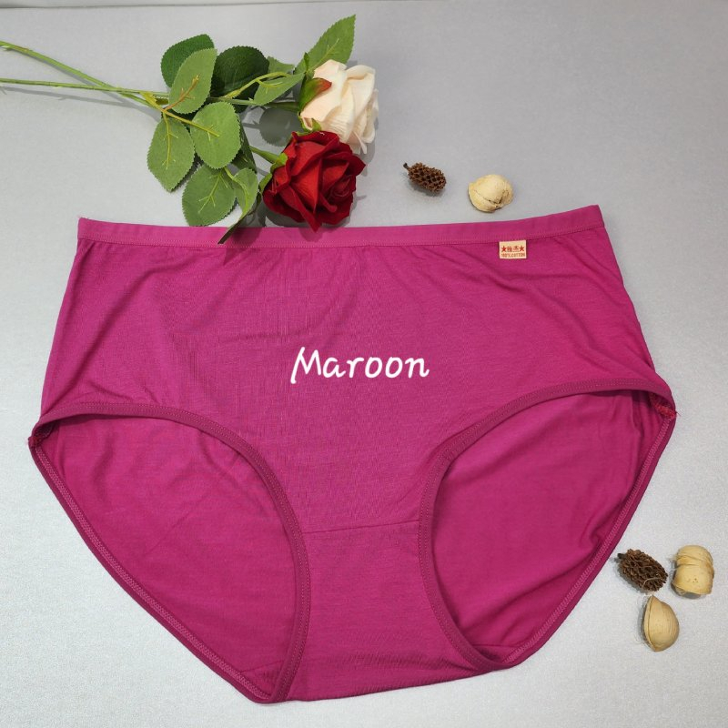 [Stella Fashion]🔥READY STOCK🔥Women's Panties Plus Size 95% Bamboo Fibre 5% Spandex   80kg - 150 kg   4XL-Stella's Fashion