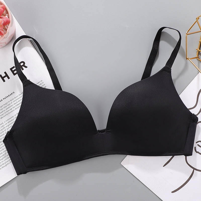 [Stella fashion]Japanese Sexy bra Thin Mould Cup up bra breathable comfortable Women Bra Student Plus size Nylon