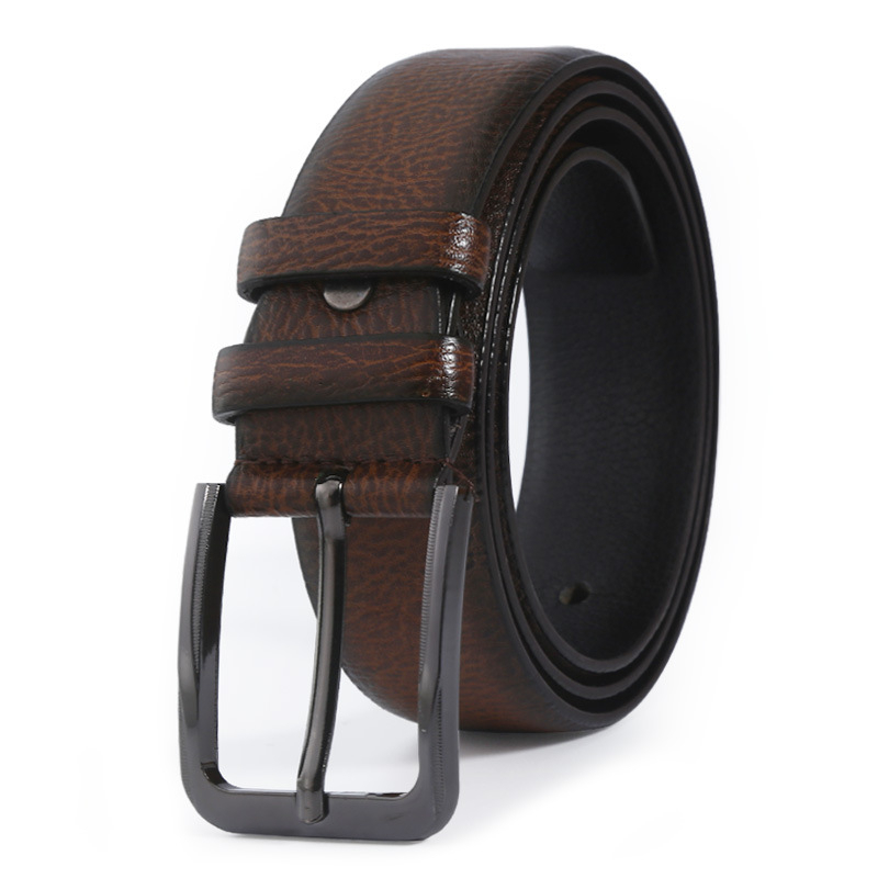 Stella Fashion Men's alloy pin buckle belt PU belt Jeans belt casual all-match pin buckle belt