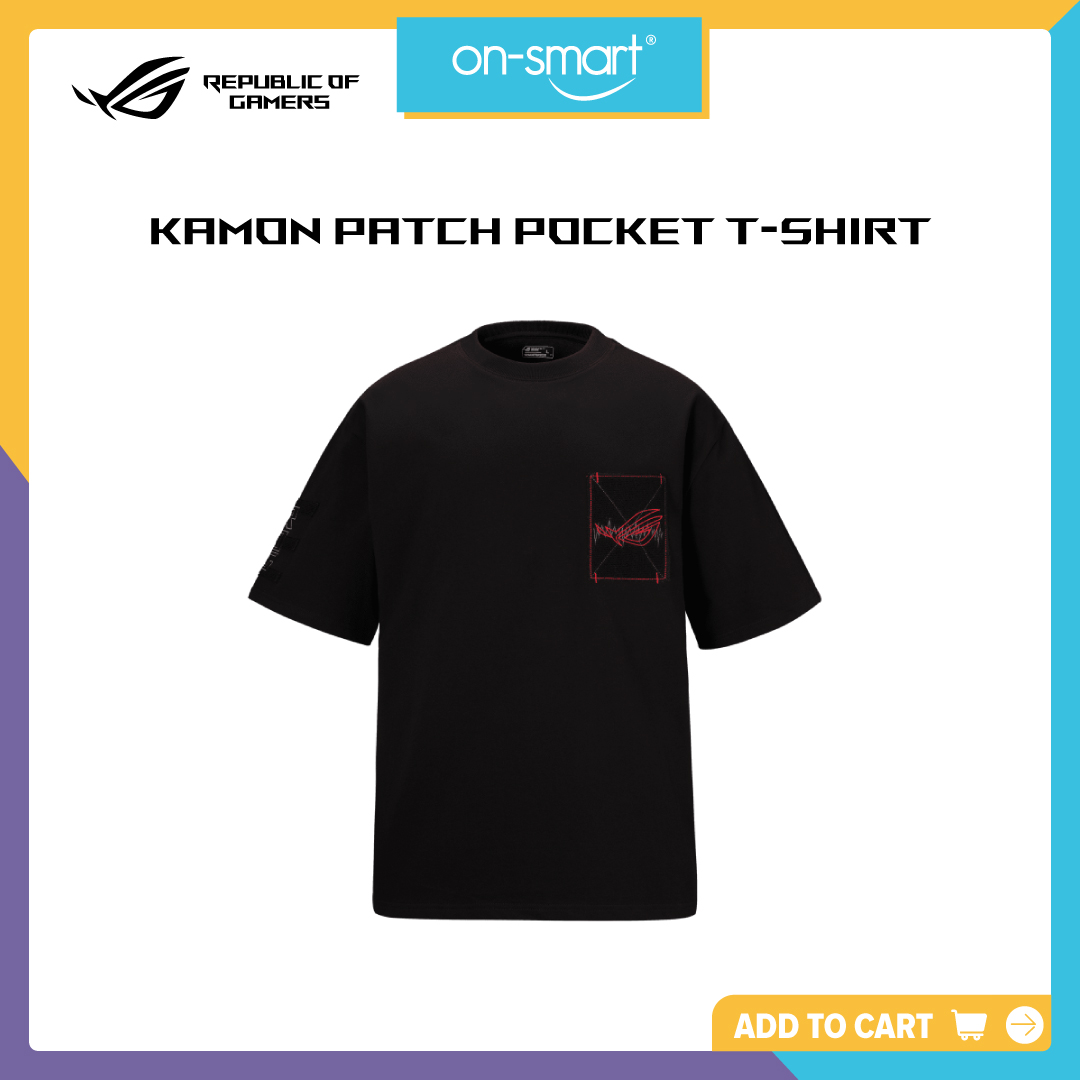 ASUS ROG Kamon Patch Pocket T-Shirt - OnSmart