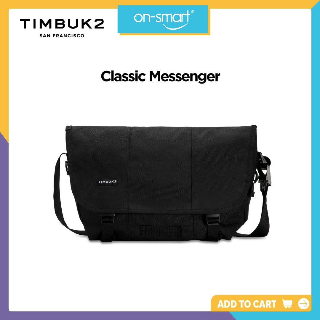 Timbuk2 Classic Messenger Eco Black (Size M) - OnSmart