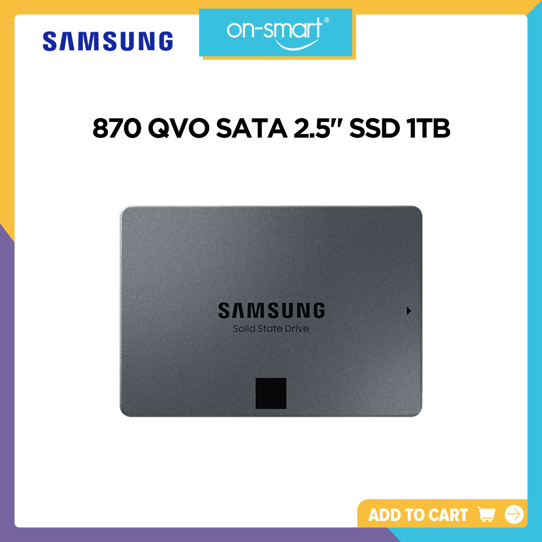 Samsung 870 QVO SATA 2.5" SSD 1TB