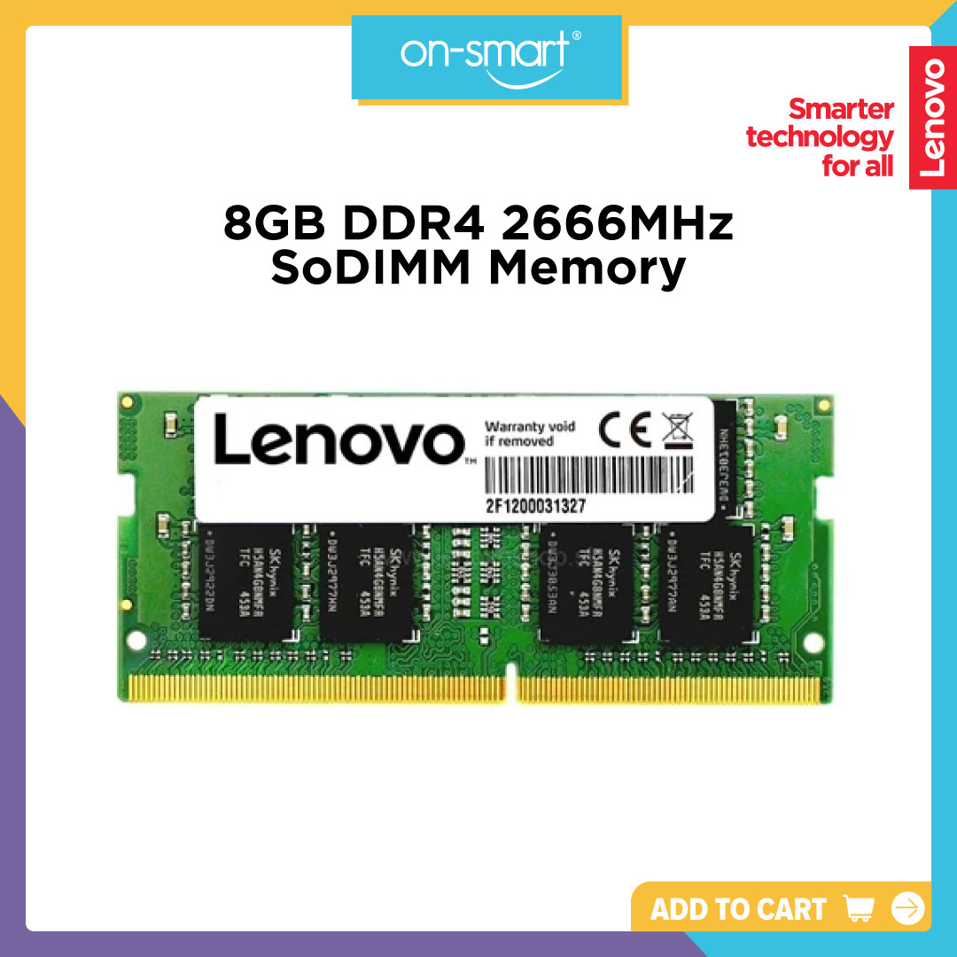 Lenovo ThinkPad 8GB DDR4 2666MHz SoDIMM Memory - OnSmart