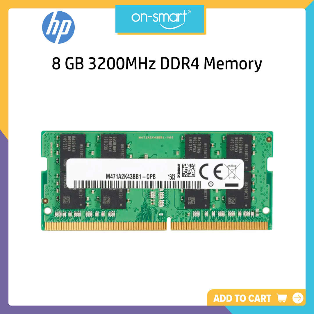 HP 8 GB 3200MHz DDR4 Memory - OnSmart