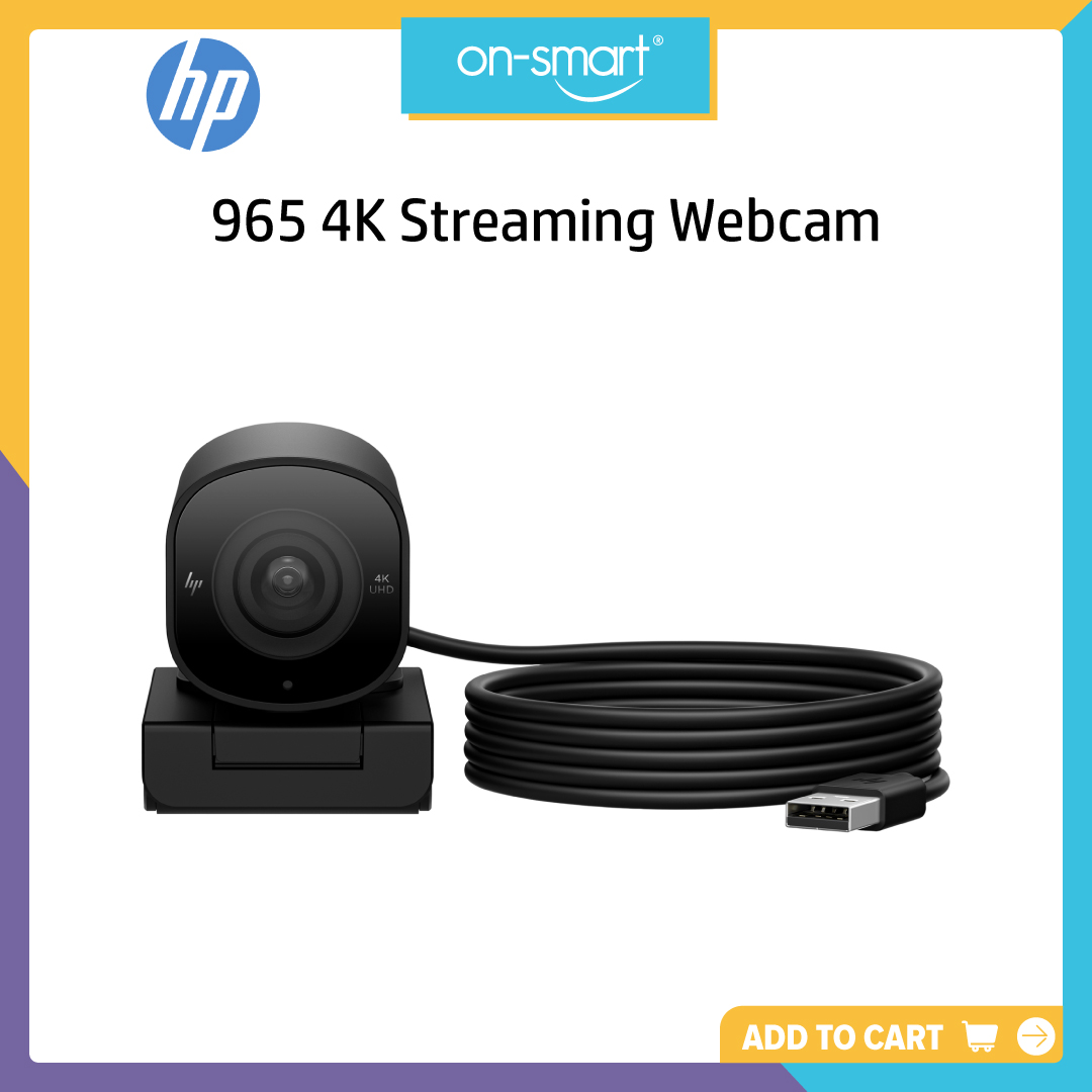 HP 965 4K Streaming Webcam for business - OnSmart