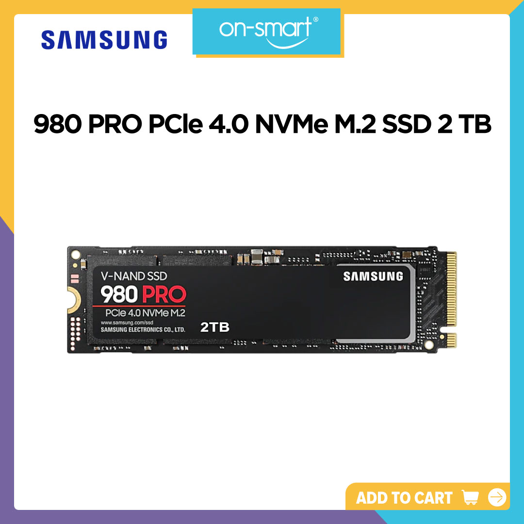 Samsung 980 PRO PCle 4.0 NVMe M.2 SSD 2 TB