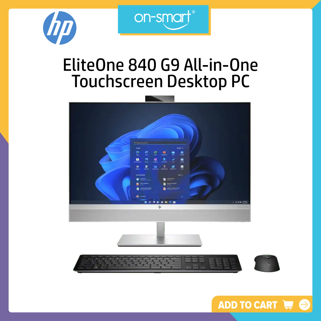 HP EliteOne 840 G9 All-in-One Touchscreen Desktop PC - OnSmart
