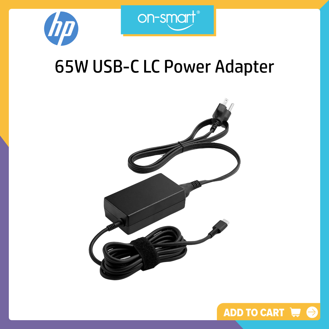 HP 65W USB-C LC Power Adapter - OnSmart