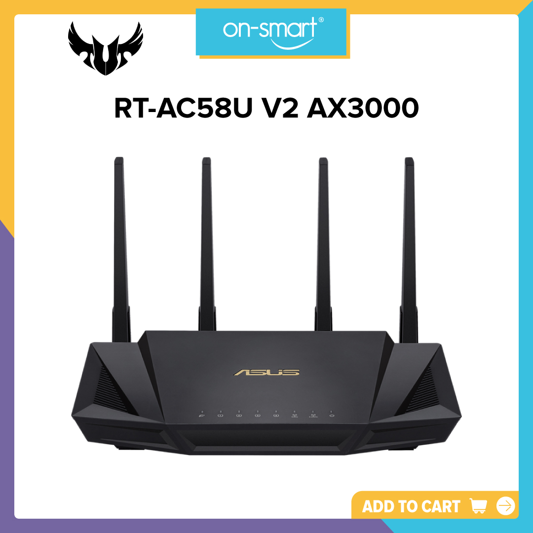 ASUS TUF RT-AC58U V2 AX3000 Dual Band WiFi Gigabit Router