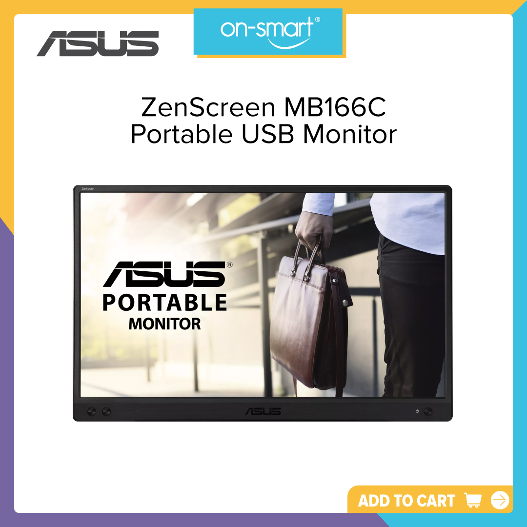 ASUS ZenScreen MB166C Portable USB Monitor