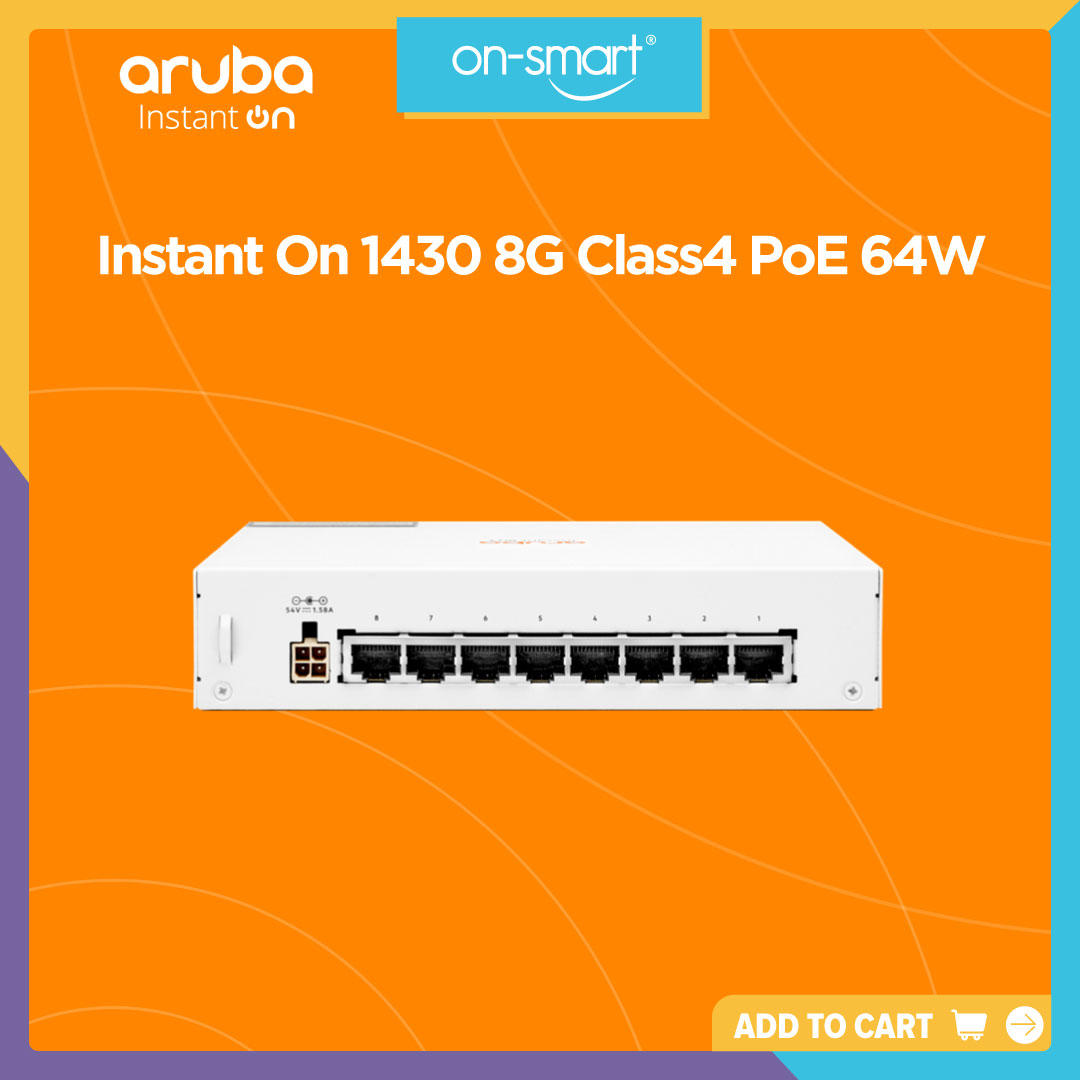 ハブ | HP(Enterprise) Aruba Instant On 1430 8G Class4 PoE 64W