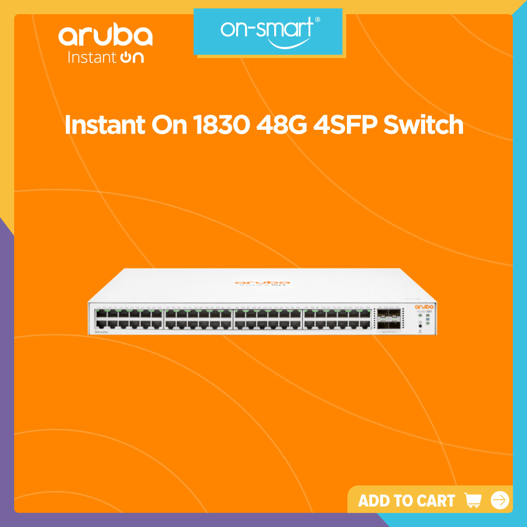 Aruba Instant On 1830 48G 4SFP Switch - OnSmart